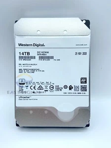 WD WUH721414ALE6L4 14TB SATA Ultrastar DC HC530 3.5" LFF Enterprise Hard Drive - Picture 1 of 4