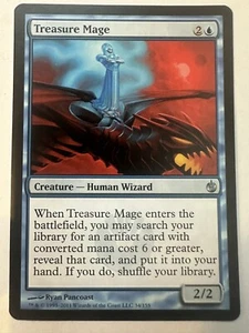 Magic the Gathering (mtg) Treasure Mage NM - Picture 1 of 2