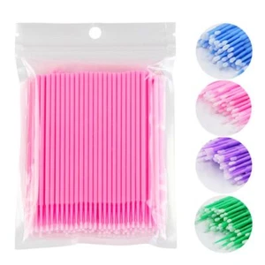 Applicator Brush Eyelash Extension Tools Disposable Cotton Swab Micro Brushes - Bild 1 von 12