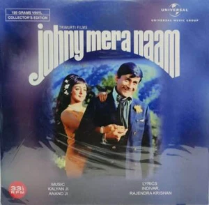 Johny Mera Naam Vinyl LP Schallplatte Bollywood Film Kishore Lata Asha indisch neuwertig - Bild 1 von 3