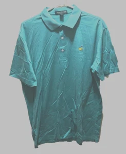 Masters Amen Corner Augusta Georgia Pima Cotton Mercerized Green Polo Shirt L - Picture 1 of 2