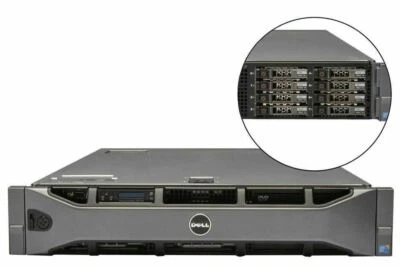 DELL PowerEdge R710 Server 2 x SIX Core X5660 48GB RAM 8TB Storage ESXI 6.7 - Image 1 of 4