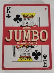 THE BIG DEAL 52 + 2 Jokers Jumbo Oversized Giant Playing Cards 8"x11" 3+ New! - Picture 1 of 4