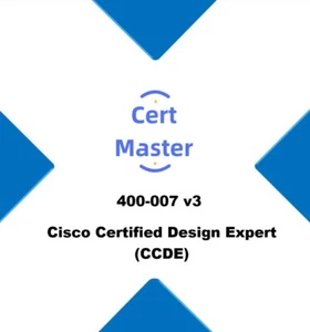 400-007 v3 Certified Design Expert (CCDE) ! 477QA - Photo 1/1