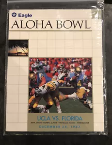 1987 Aloha Bowl College Football Programm UCLA Florida - Bild 1 von 2