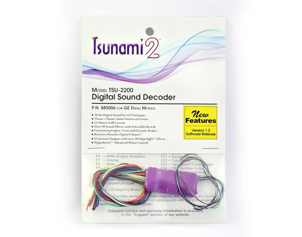 SoundTraxx 885006 Tsunami 2 Sound Decoder for Diesel Engine