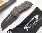 SR Knives Wolf Hunter Manual Pocket Knife Cleaver Blade EDC Small Frame Lock