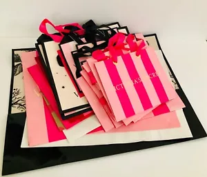 LOT of 24 Victoria's Secret GIFT BAG Shopping Bags Various Sizes - Picture 1 of 10