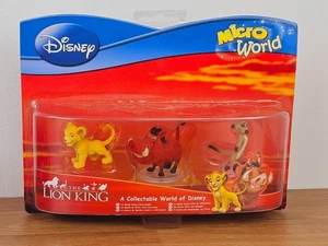 Disney Micro World - The Lion King - Simba Timon Pumbaa damaged packaging - Picture 1 of 11