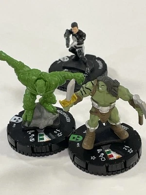 Marvel Heroclix 2011 Incredible Hulk Set - Lote de 3 Personajes Ver Detalles Foto 1 de 4