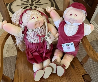 Juego especial XAVIER ROBERTS Cabbage Patch Little People 1984 edición navideña Foto 1 de 4