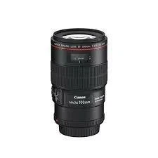 Canon Single-Focus Macro Lens EF100mm F2.8L Macro IS USM Full-Size Compatible - Image 1 of 2