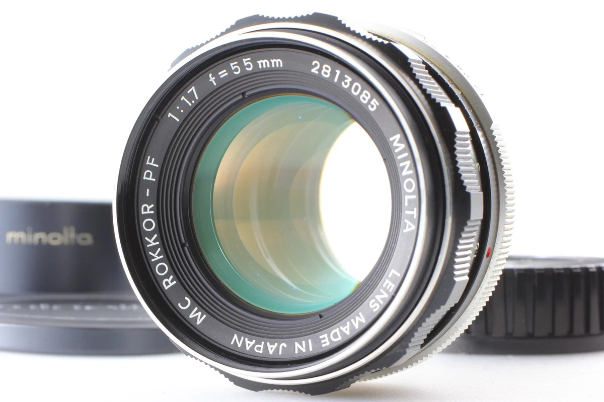 Minolta Rokkor PF f/1.7 55mm Camera Lenses for sale | eBay