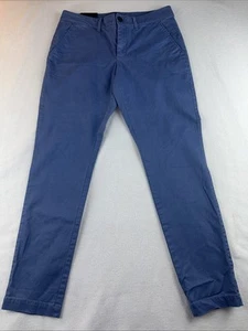 Pantaloni chino Banana Republic skinny fit vita media blu donna taglia 4 - Foto 1 di 10