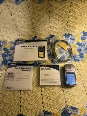 Garmin eTrex Vista CX Handheld Rugged Complete & Tested w/ All Original Items - Image 1 of 4