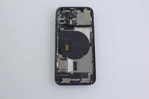 Alloggiamento telaio posteriore originale Apple iPhone 12 nero assemblaggio fotocamera piccole parti - Foto 1 di 6