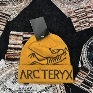 Arc'teryx Bird Word Toque Beanie Yellow Wool Knit Winter Hat - New With Tag - Picture 1 of 5