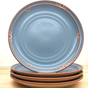 Noritake Blue Adobe Matte Dinner Plates 10.25” Set of 4 Japan - Picture 1 of 5