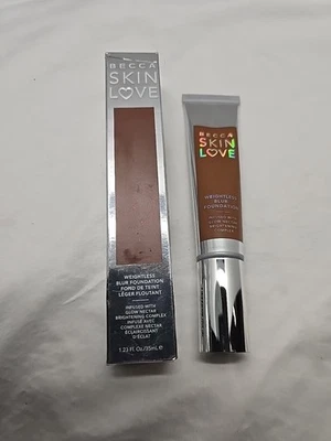 Becca Skin Love Weightless Blur Foundation WALNUT Full size NIB - Image 1 of 4