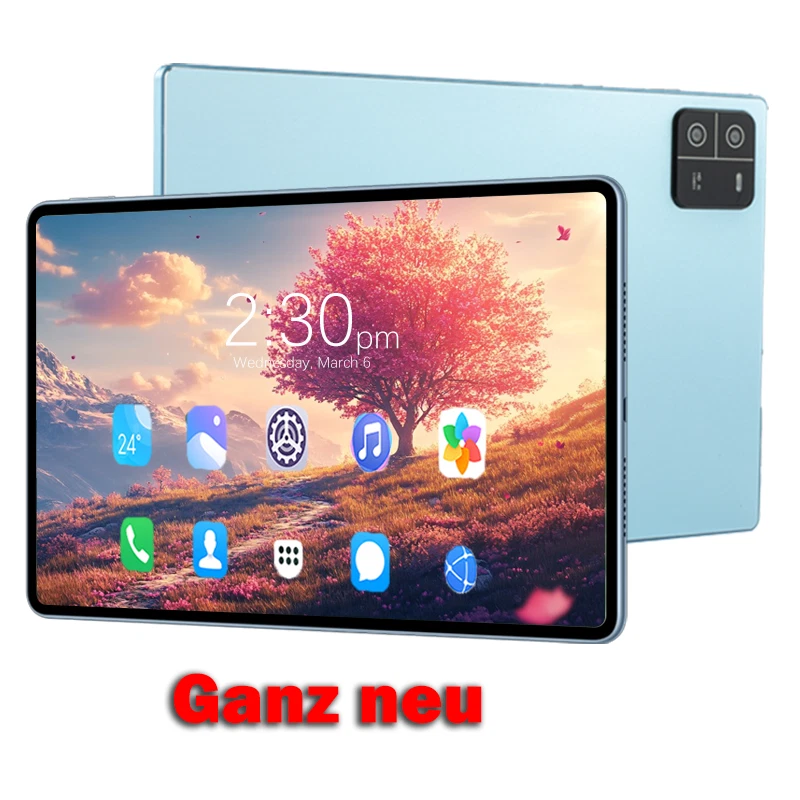 2025 Tablet Android 15 16GB RAM+256GB 8000mAh 10.1 Zoll 5G WlFl IPS - Bild 1 von 4