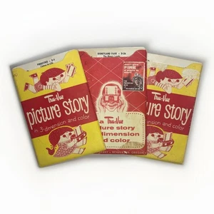 Vintage Tru-Vue Picture Story Slides, Set Of 14 Slides Disney Bugs Bunny - Picture 1 of 5