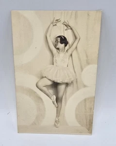 1920’s  3x5” B&W Photo RPPC-Romania Young Girl Woman Ballet Dance Ballerina - Picture 1 of 2
