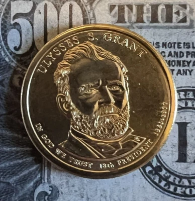 2011 P - Grant Presidential Dollar - From Mint Set - Combined Shipping - Image 1 of 2