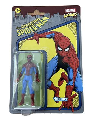 全新 蜘蛛侠 漫威传奇 肯纳 孩之宝 复古 3.75 人偶 — 第 1/2 张图片