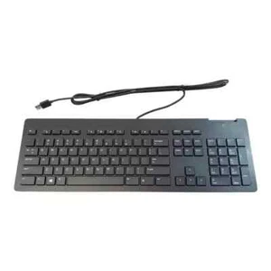 LOT NEW HP USB Slim Smart Card CCID (US) Black Keyboard - 911502-001 - Picture 1 of 4