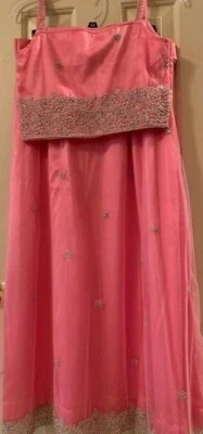 lehenga choli  set, 3 piece, party wear, worn once - Image 1 of 4