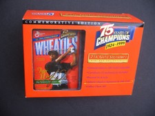 Tiger Woods WHEATIES MINI BOX Commemorative Edition 1999  75 YEARS OF CHAMPIONS