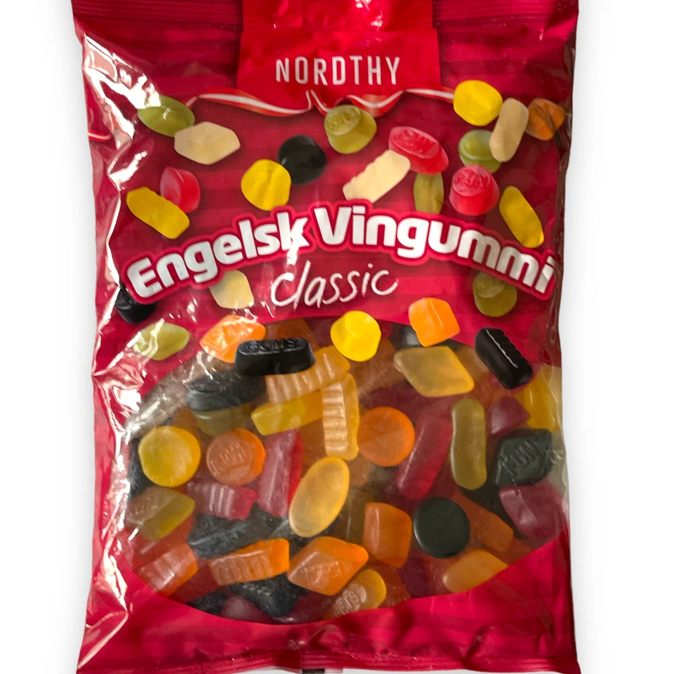 Nordthy Engelsk Vingummi Classic Weingummi 900g - Bild 1 von 1
