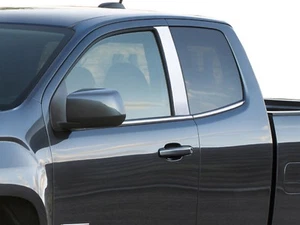 2015-2017 CHEVROLET COLORADO 2 Piece Stainless Pillar Post Trim. 2-door Extended - Picture 1 of 1