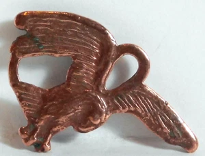 VTG BIRD SEA EAGLE HAWK ERN GUMBALL CHARM COPPER CLAD - Picture 1 of 2