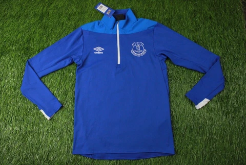EVERTON 2019/2020 FOOTBALL ZIP SWEATSHIRT SWEATER TRAINING UMBRO ORIGINAL SIZE S Cover
