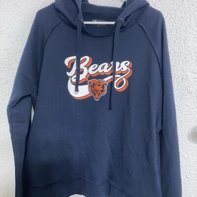 Chicago Bears  NFL Team Apparel Long Sleeve Hoodie Size Large #0075 - Image 1 of 4