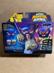 Massiver Monster Mayhem aufblasbarer Bash Helm und Handschuhe NickToons Neu - Bild 1 von 3