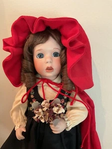Wendy Lawton Little Red Riding Hood doll, COA, Box, so sweet, 1992 - Picture 1 of 9