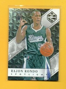 D25443  2015-16 Limited Silver Spotlight #9 Rajon Rondo #25/49