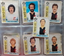 7 FIGURES ALBUM FOOTBALLERS UDINESE 1981 82 PEREIRA,GEROLIN,ORAZI,MIANO,CATTANEO