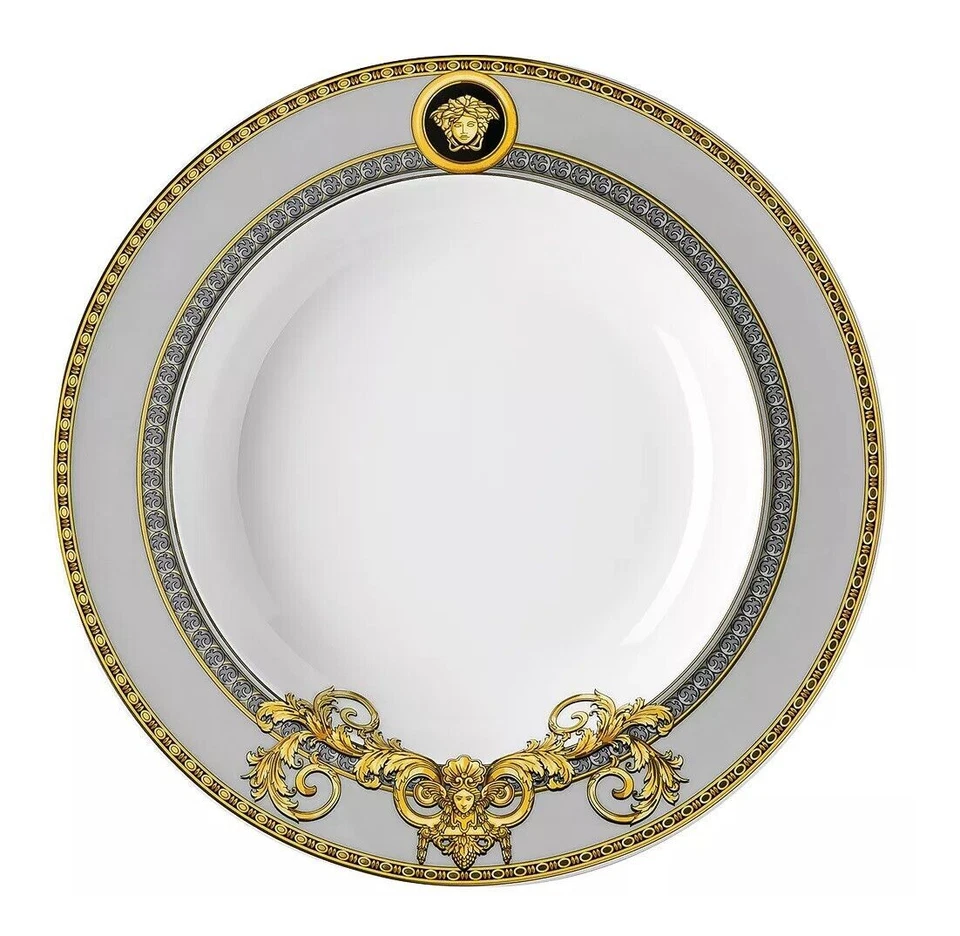 VERSACE BY ROSENTHAL PRESTIGE GALA RIM SOUP PLATE #403637-10322 BRAND NIB F/SH - Image 1 of 1