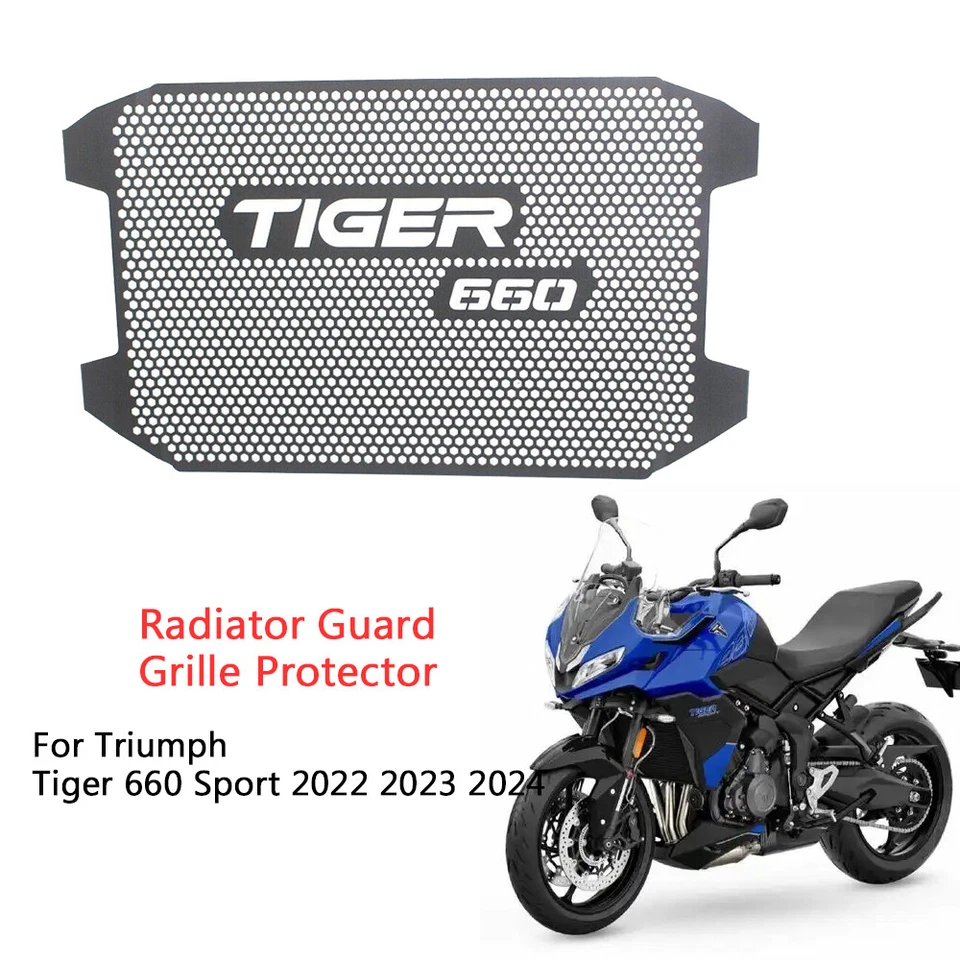 2022 2023 2024 Radiator Guard Grille Protector Cover For Triumph Tiger 660 Sport - Image 1 of 4