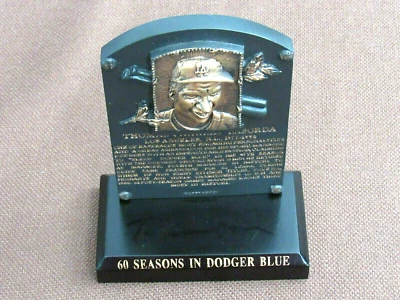 TOMMY TOM WSC LASORDA DODGERS MANAGER SIGNED AUTO LIMITED EDITION HOF PLAQUE JSA - Image 1 of 4