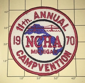NCHA Campvention Patch - 1970 Michigan - Picture 1 of 1