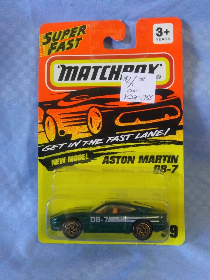 NUEVO MATCHBOX MB59 ASTON MARTIN DB7 VANTAGE VERDE METÁLICO SELLADO DE FÁBRICA Foto 1 de 1