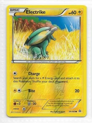Pokemon --- ELECTRIKE --- XY Primal Clash! REVERSE HOLO! NM/Mint! 59/160 - Image 1 of 3