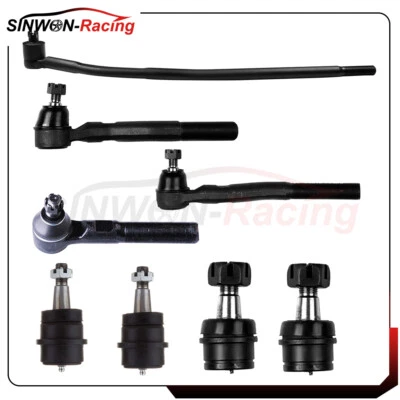 Kit de suspensión de rótula de extremo de varilla de amarre delantera de 8 piezas para Jeep Wrangler 2007-2015 Foto 1 de 4