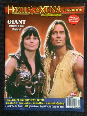 Журнал HERCULES & XENA YEARBOOK VF 8.0 Lusy Lawless & Kevin Sorbo с плакатами - Изображение 1 из 4