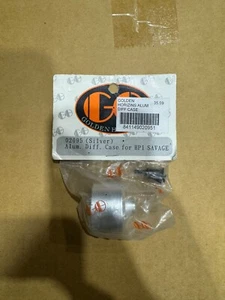 Golden Horizons 02095 silver aluminum differential case: HPI Savage - Picture 1 of 1