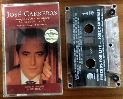 Jose Carreras - Amigos Para Siempre - Friends for Life (Cassette Tape, 1992) VGC - Image 1 of 2